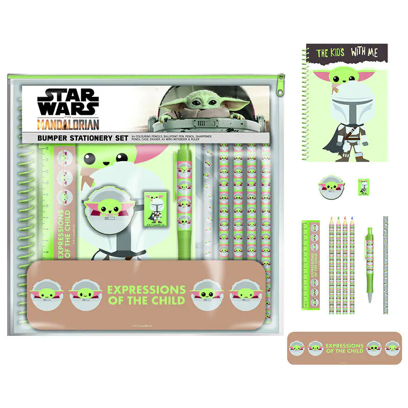 Star Wars Mandalorian Expressions of The Child Stationery set product photo