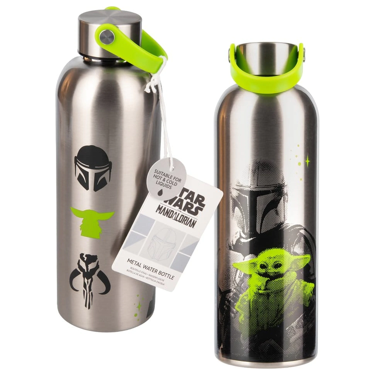 The Mandalorian Metal Water Bottle Mandalorian & Grogu product photo