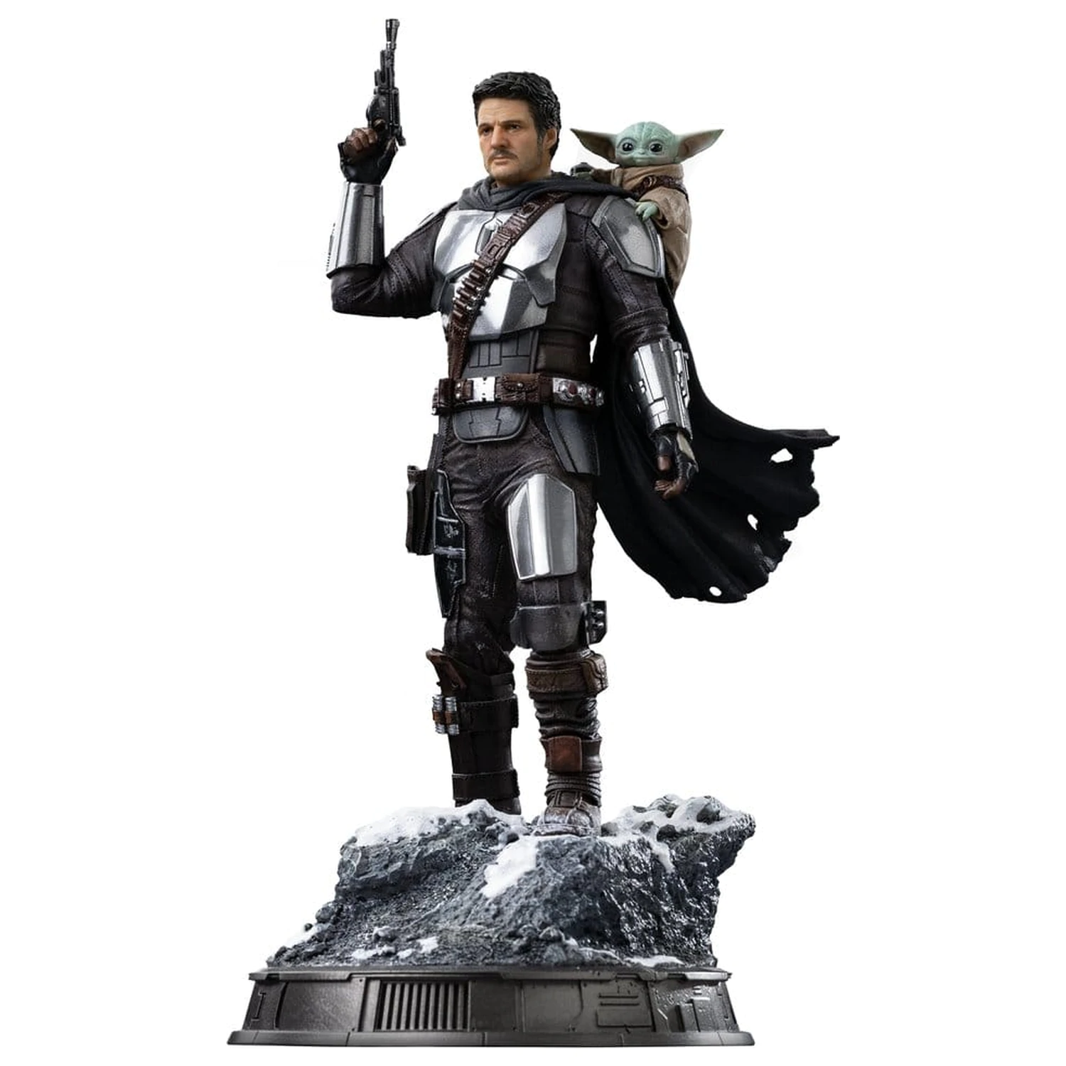 The Mandalorian & Grogu Art Scale Statue 1/10 The Mandalorian and Grogu 25 cm product photo