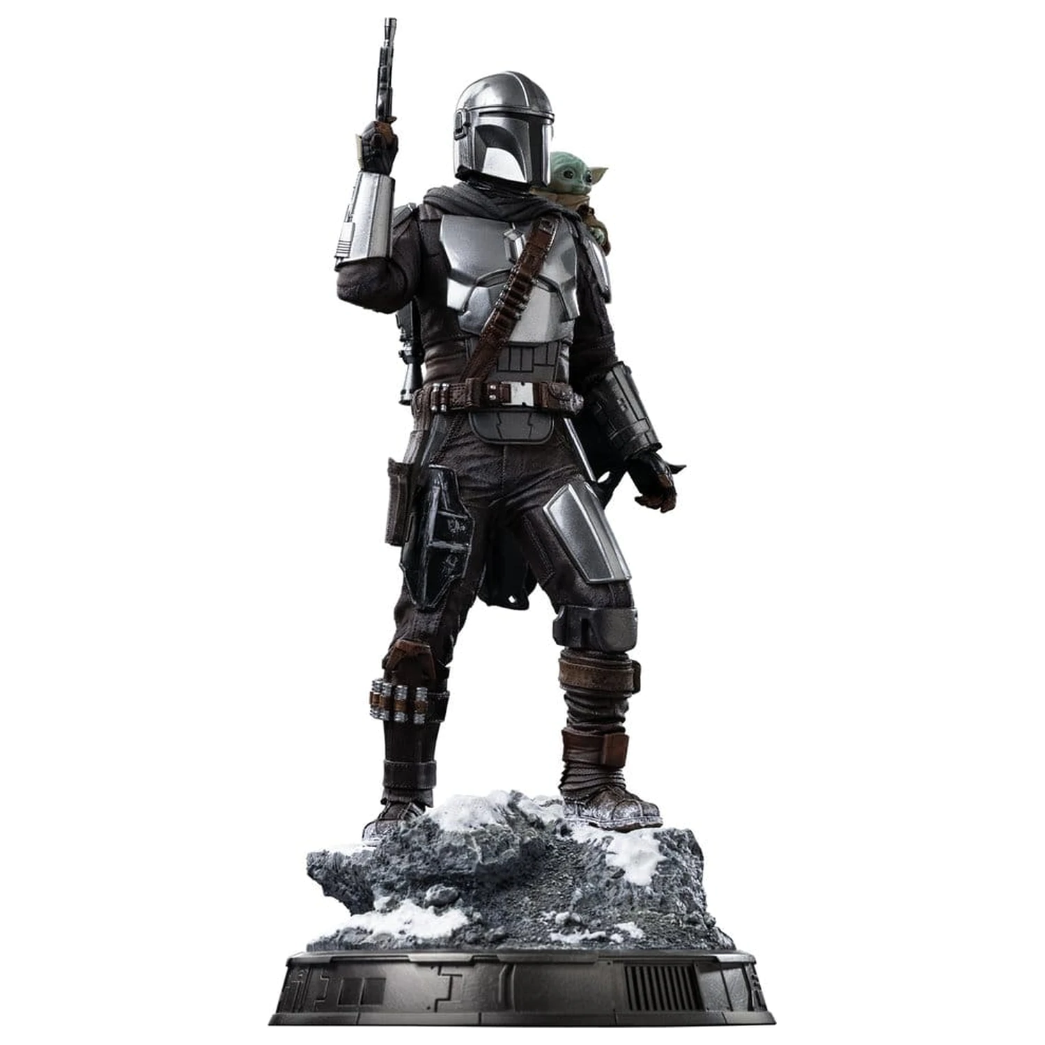 The Mandalorian & Grogu Art Scale Statue 1/10 The Mandalorian and Grogu 25 cm product photo