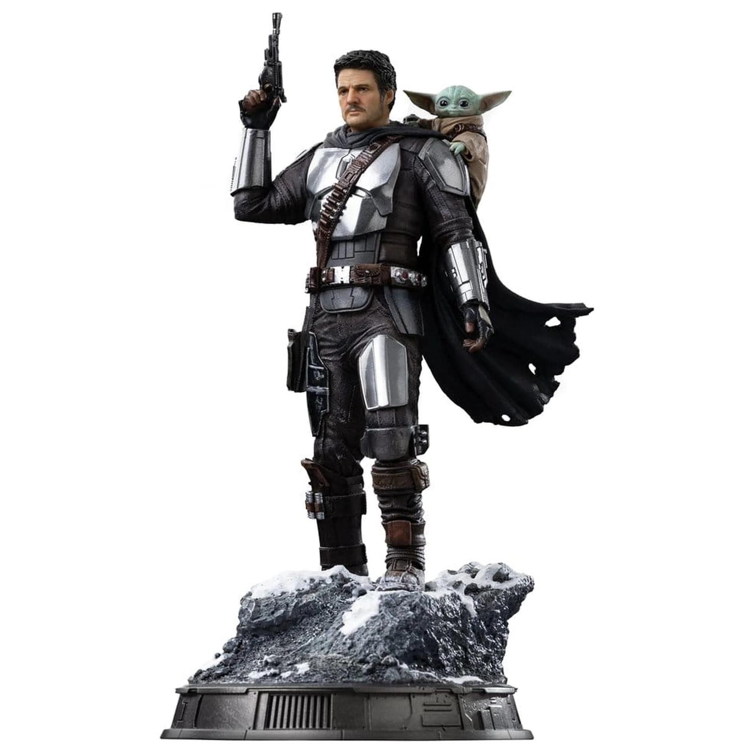 The Mandalorian & Grogu Art Scale Statue 1/10 The Mandalorian and Grogu 25 cm product photo