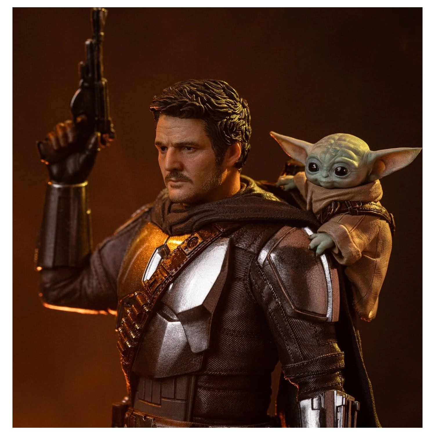The Mandalorian & Grogu Art Scale Statue 1/10 The Mandalorian and Grogu 25 cm product photo