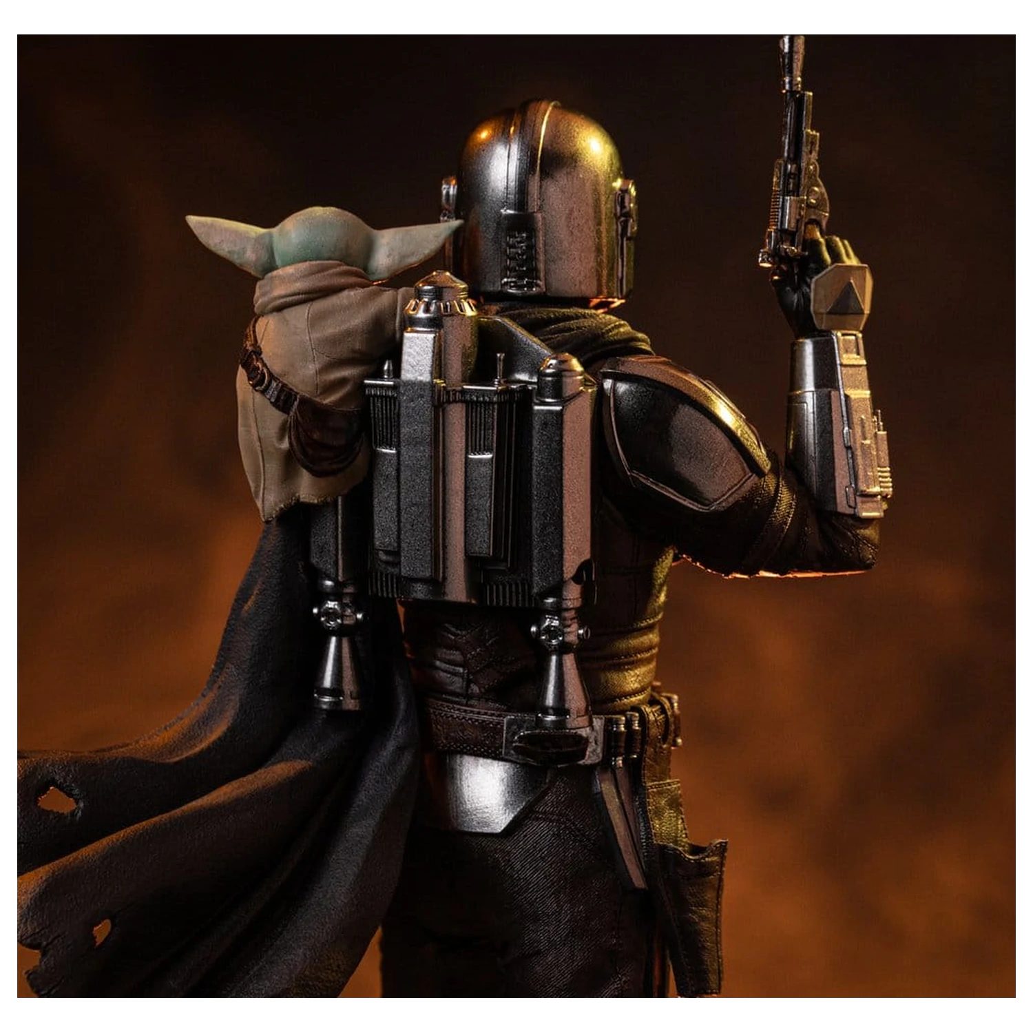 The Mandalorian & Grogu Art Scale Statue 1/10 The Mandalorian and Grogu 25 cm product photo