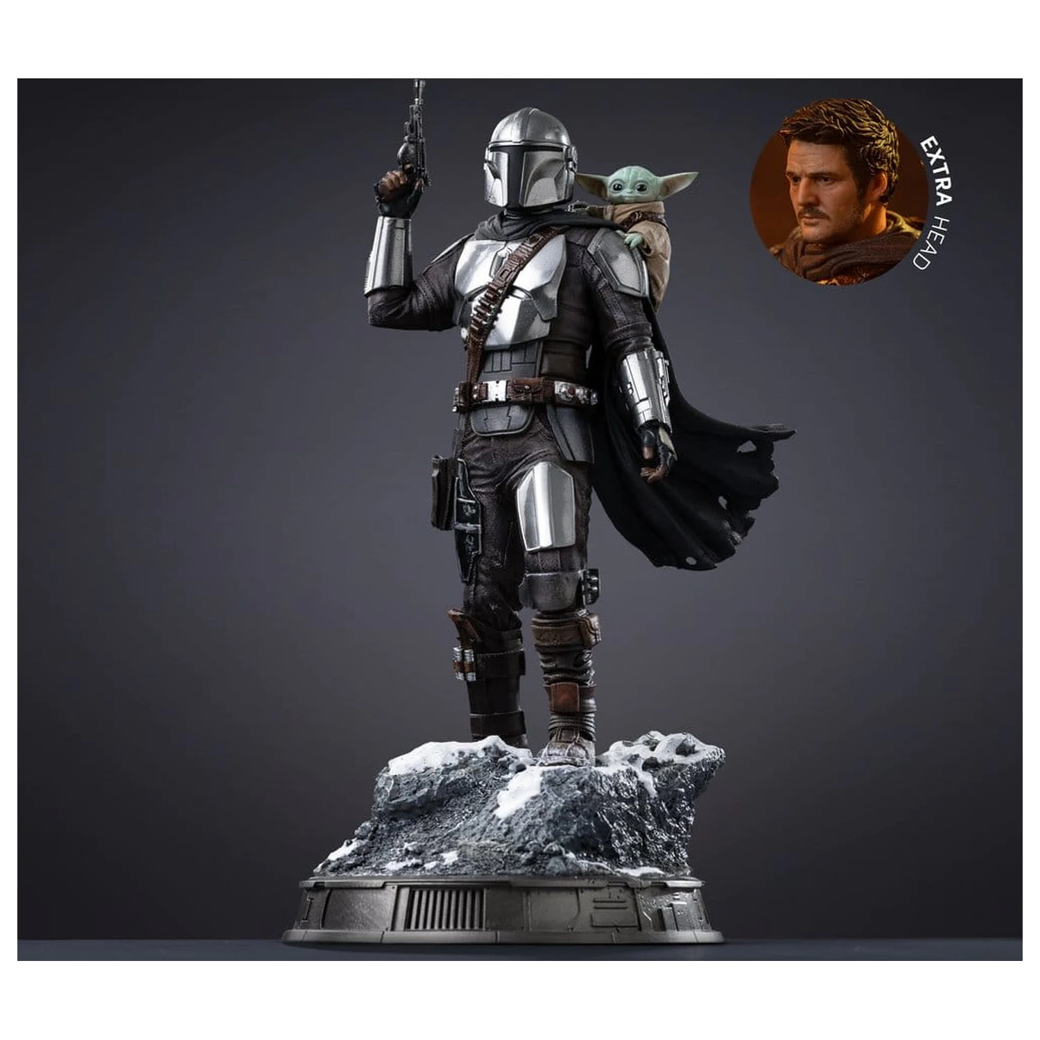The Mandalorian & Grogu Art Scale Statue 1/10 The Mandalorian and Grogu 25 cm product photo