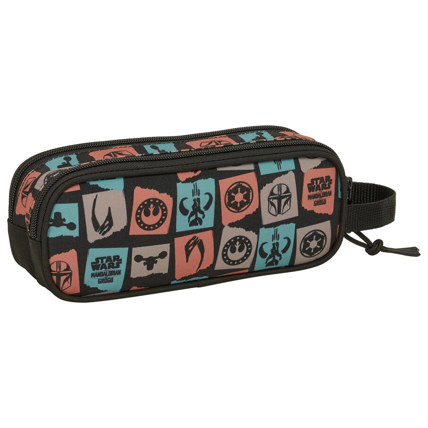 Star Wars Mandalorian & Grogu double pencil case product photo