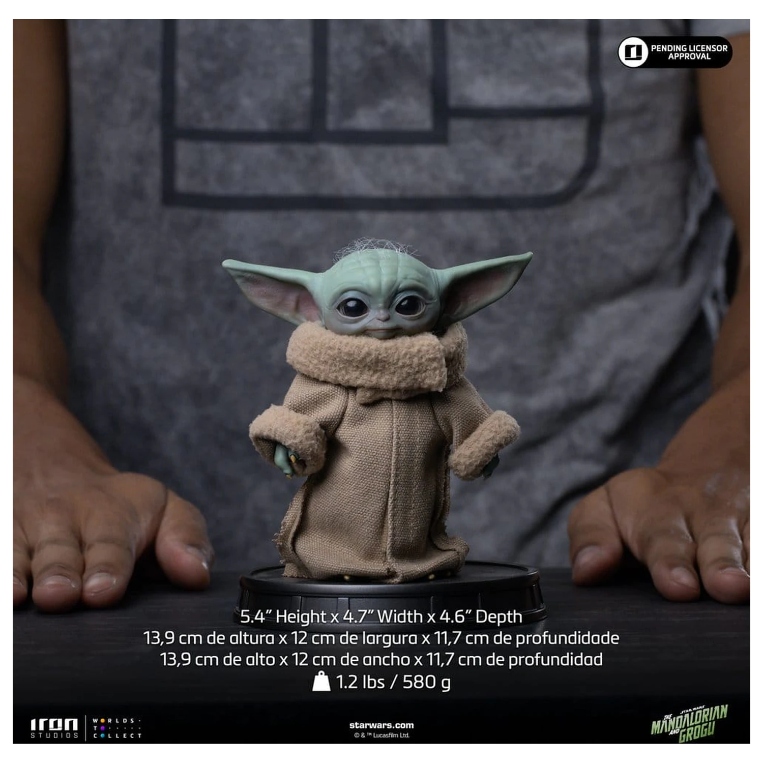The Mandalorian & Grogu Grogu Collection Statue Grogu Always Curious product photo