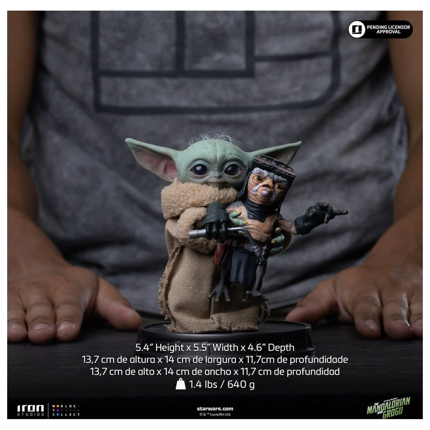 The Mandalorian & Grogu Grogu Collection Statue Grogu No Squeezy product photo
