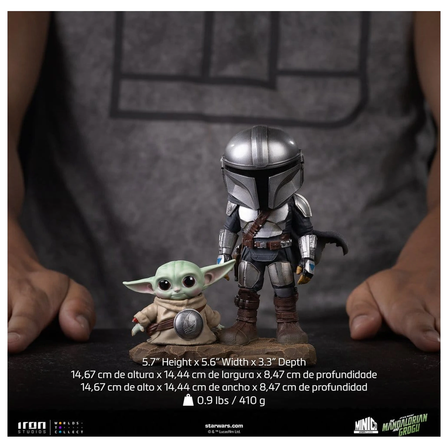 The Mandalorian & Grogu MiniCo Figure The Mandalorian and Grogu product photo