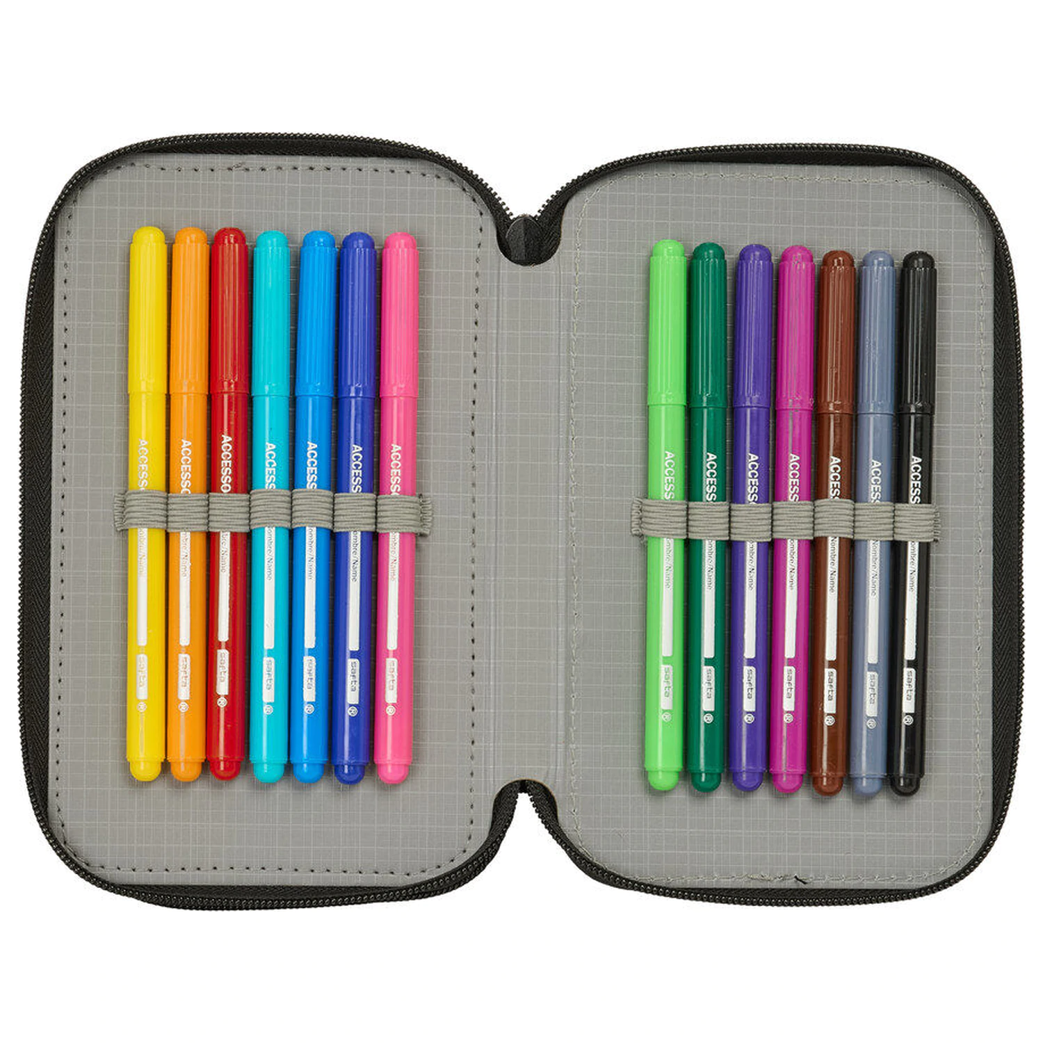 Star Wars Mandalorian & Grogu triple pencil case 37pcs product photo