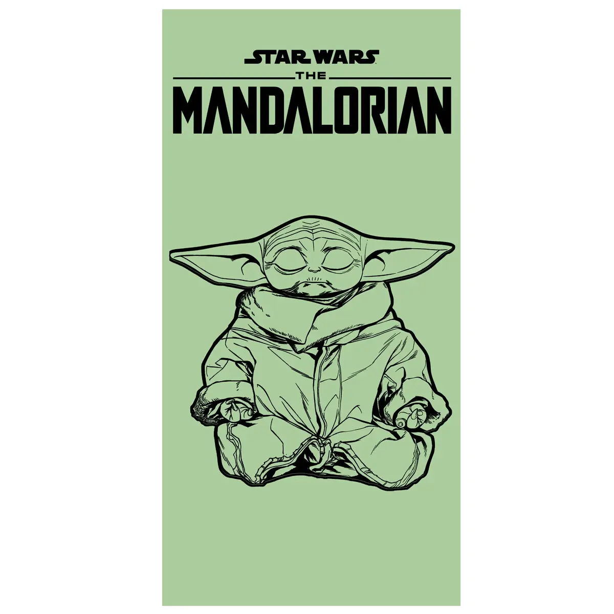 Star Wars Mandalorian Cotton beach towel termékfotó