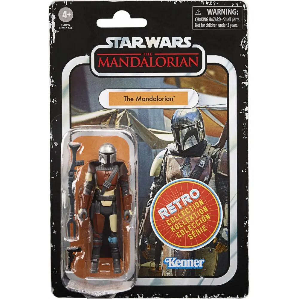 Star Wars The Mandalorian Retro Collection Action Figure 2021 The Mandalorian 10 cm product photo