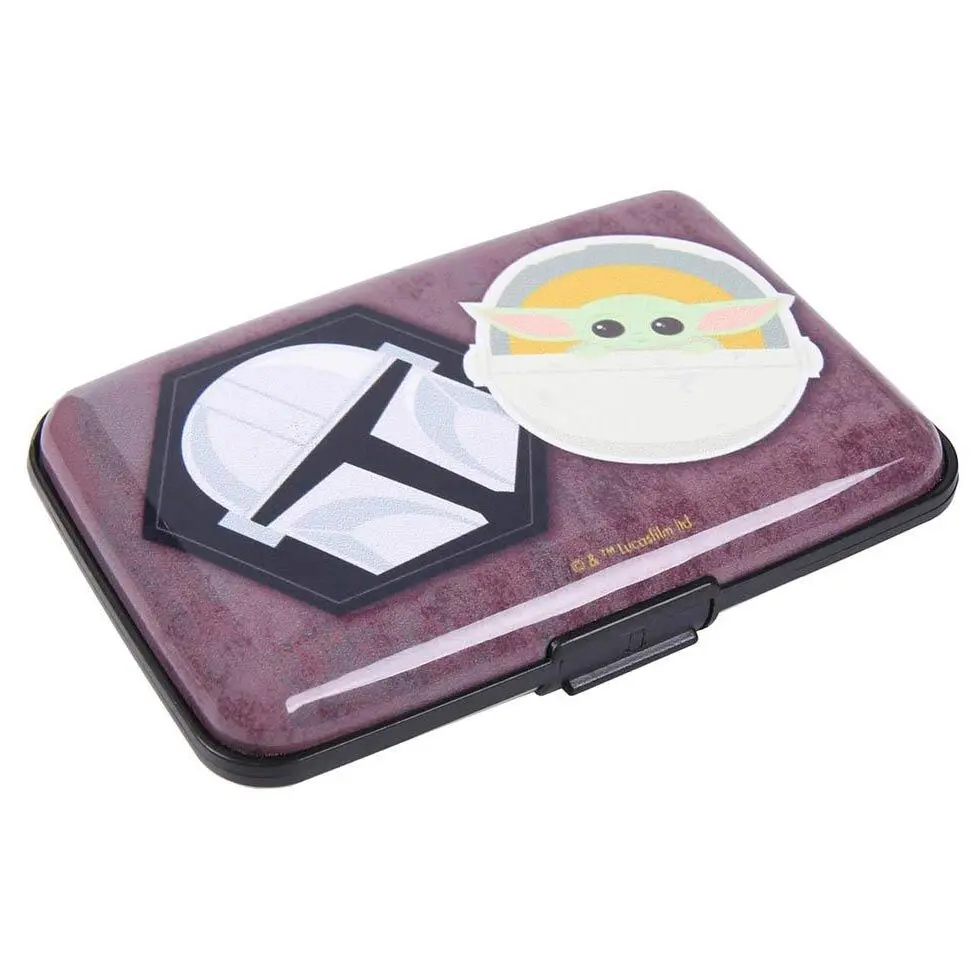 Star Wars Mandalorian Yoda card holder product photo