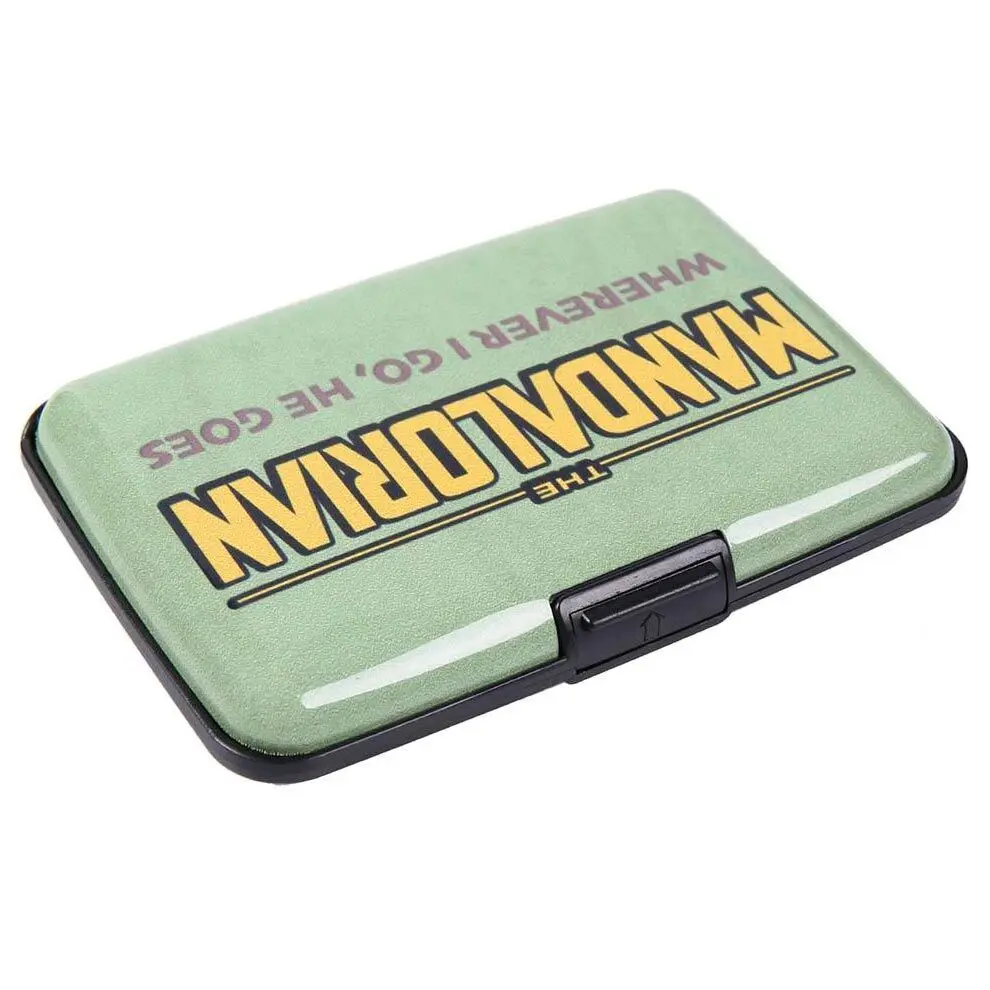 Star Wars Mandalorian Yoda card holder product photo