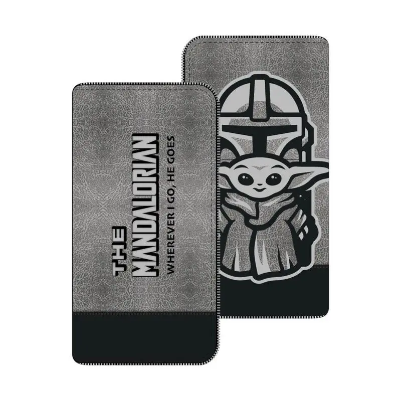 Star Wars The Mandalorian Faux Leather Purse / Business Card Holder Wherever I Go termékfotó