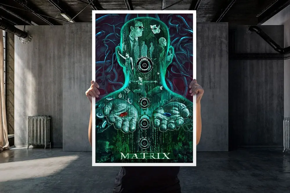The Matrix Art Print 41 x 61 cm - unframed product photo
