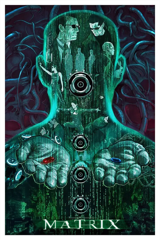The Matrix Art Print 41 x 61 cm - unframed product photo