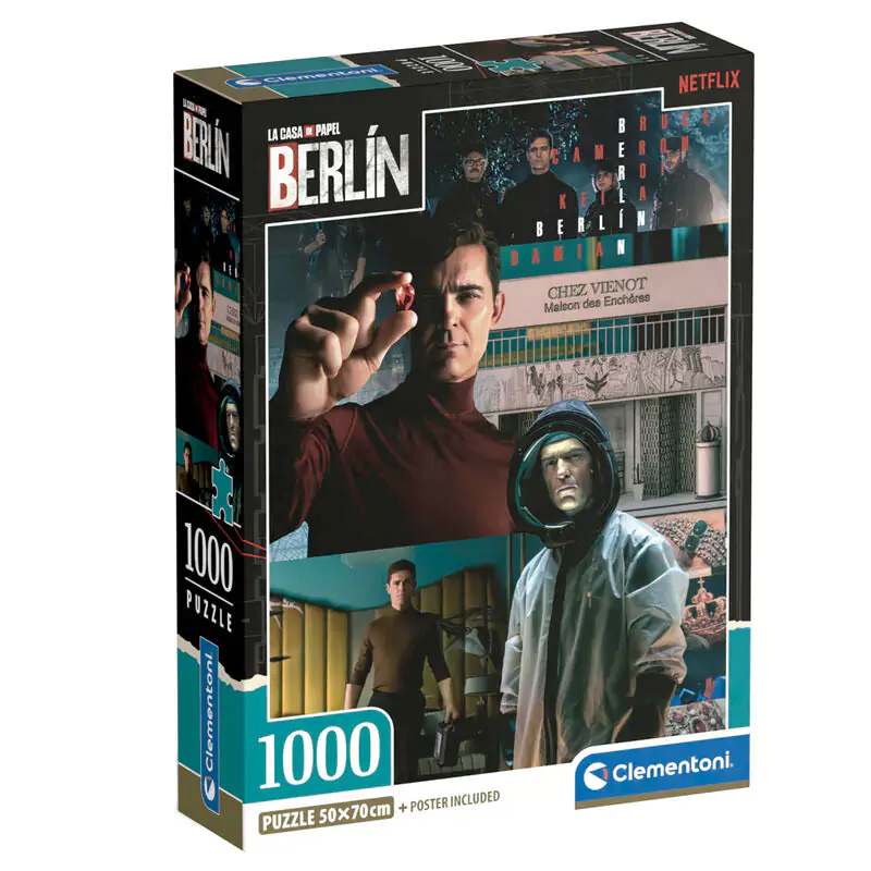 The Money Heist Berlin puzzle 1000pcs product photo