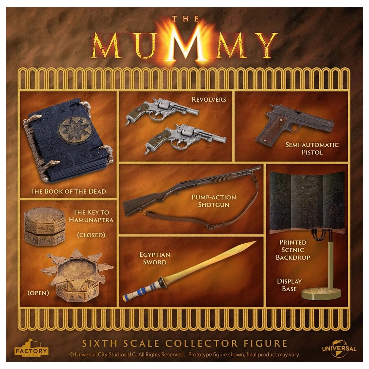 The Mummy Action Figure 1/6 Rick O’Connell 30 cm product photo