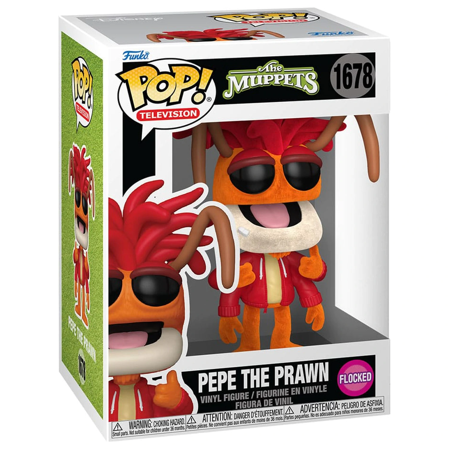 The Muppets Funko POP! Vinyl Figure Pepe the Prawn (Flocked) 9 cm product photo
