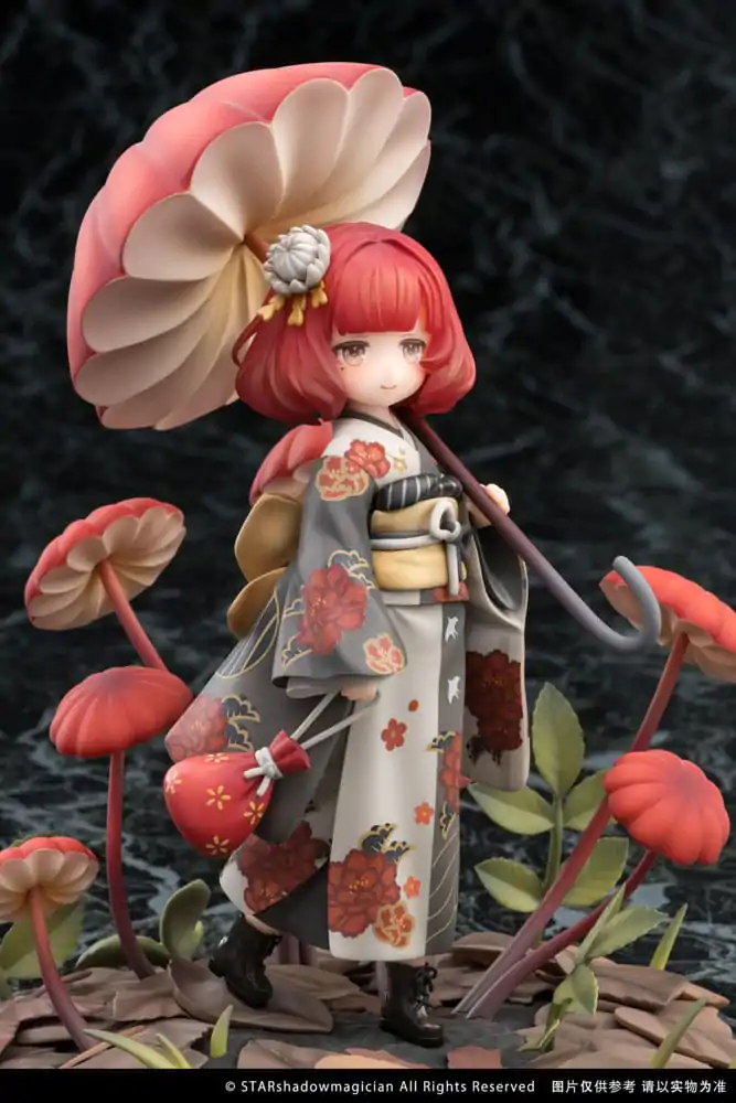 The Mushroom Girls PVC Statue 1/1 No.6 Marasmius Haematocephalus 23 cm product photo