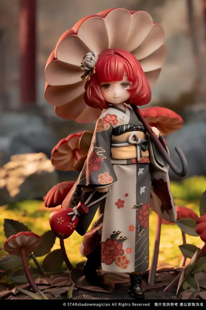 The Mushroom Girls PVC Statue 1/1 No.6 Marasmius Haematocephalus 23 cm product photo
