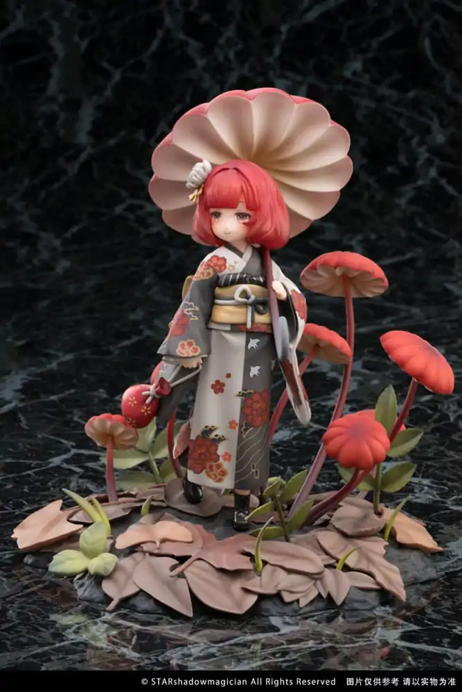 The Mushroom Girls PVC Statue 1/1 No.6 Marasmius Haematocephalus 23 cm product photo