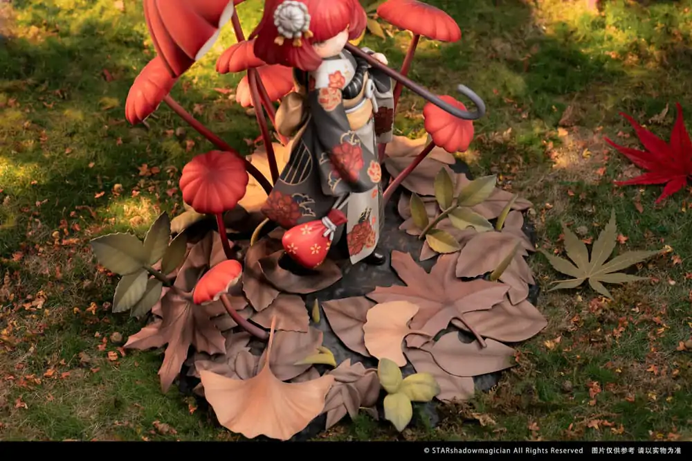 The Mushroom Girls PVC Statue 1/1 No.6 Marasmius Haematocephalus 23 cm product photo
