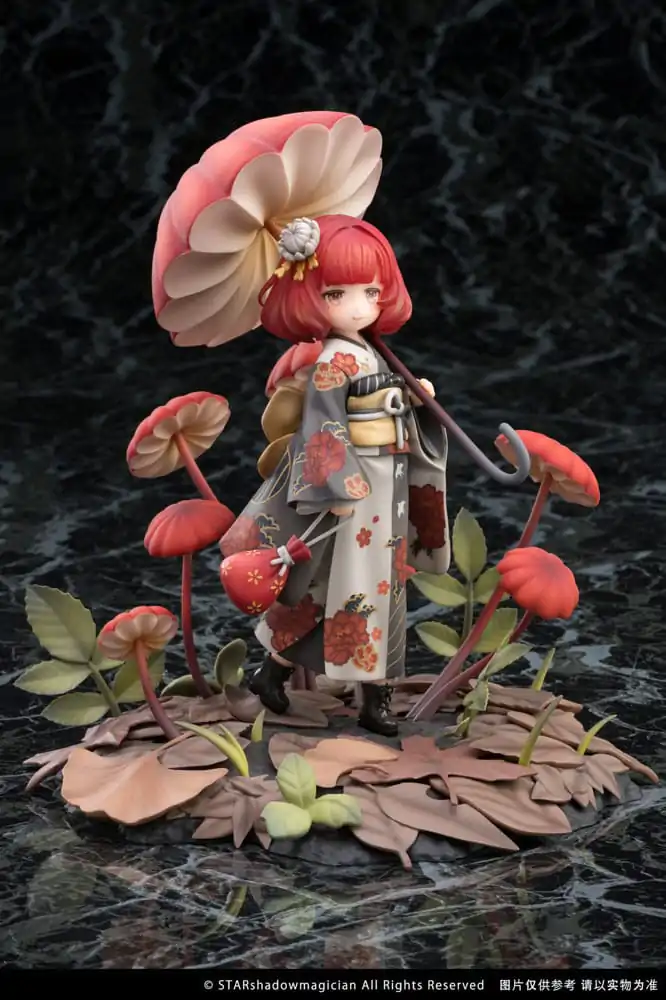 The Mushroom Girls PVC Statue 1/1 No.6 Marasmius Haematocephalus 23 cm product photo