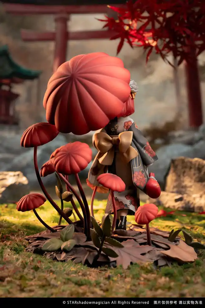 The Mushroom Girls PVC Statue 1/1 No.6 Marasmius Haematocephalus 23 cm product photo