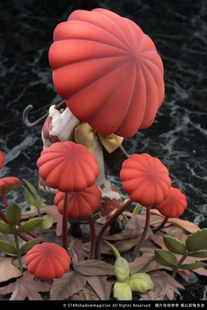The Mushroom Girls PVC Statue 1/1 No.6 Marasmius Haematocephalus 23 cm product photo