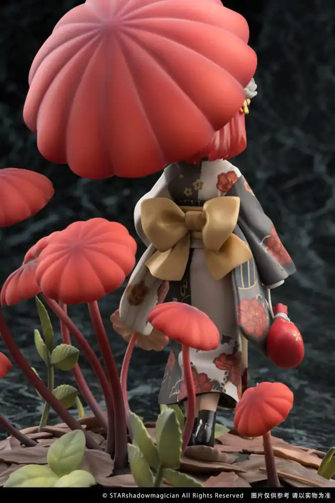 The Mushroom Girls PVC Statue 1/1 No.6 Marasmius Haematocephalus 23 cm product photo