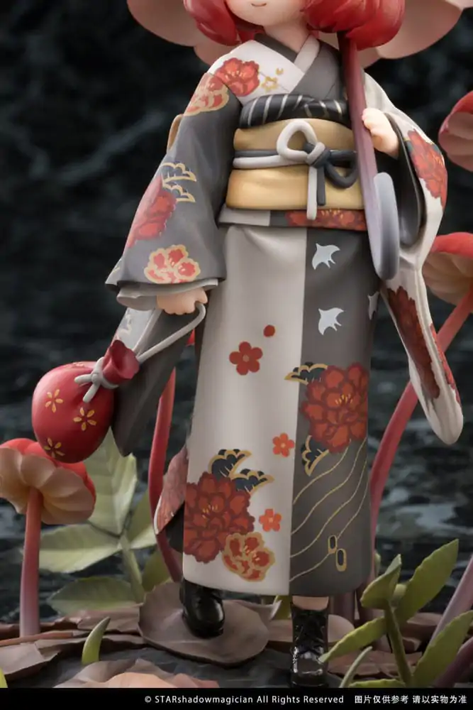 The Mushroom Girls PVC Statue 1/1 No.6 Marasmius Haematocephalus 23 cm product photo