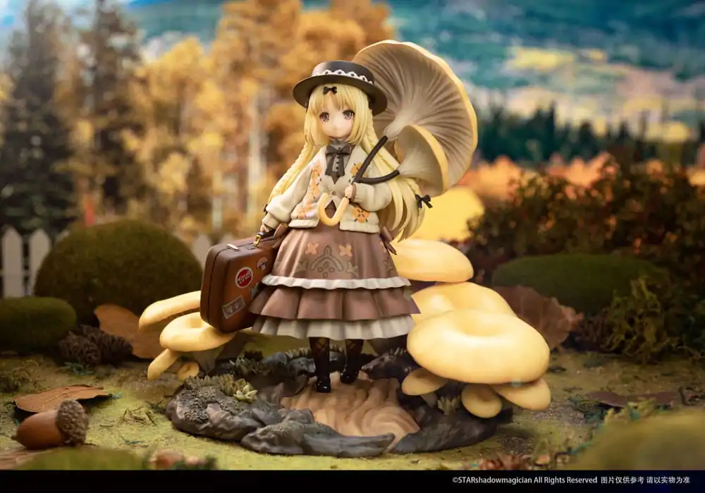 The Mushroom Girls PVC Statue 1/1 Series No.3 Pleurotus Citrinopileatus 24 cm termékfotó