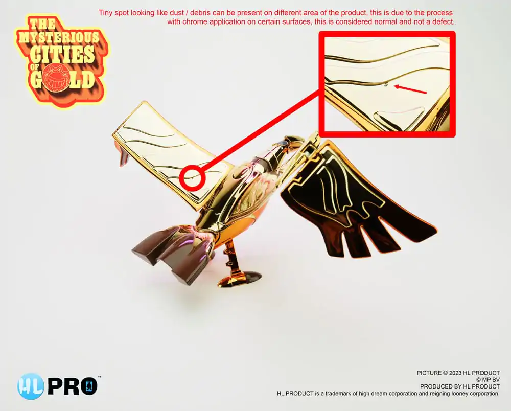 The Mysterious Cities of Gold Diecast Action Figure Metaltech 07S The Golden Condor 17 cm product photo