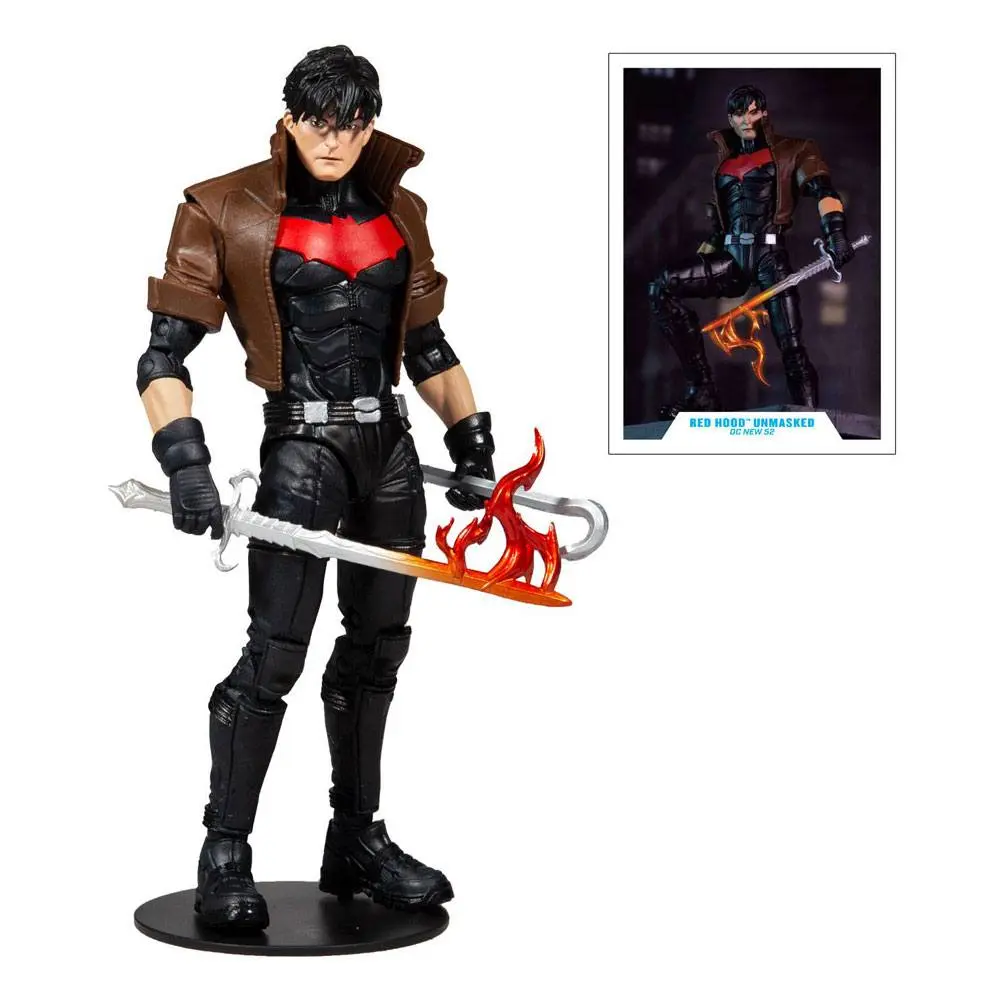 The New 52 DC Multiverse Action Figure Red Hood Unmasked (Gold Label) 18 cm product photo