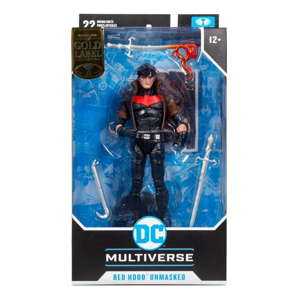 The New 52 DC Multiverse Action Figure Red Hood Unmasked (Gold Label) 18 cm product photo