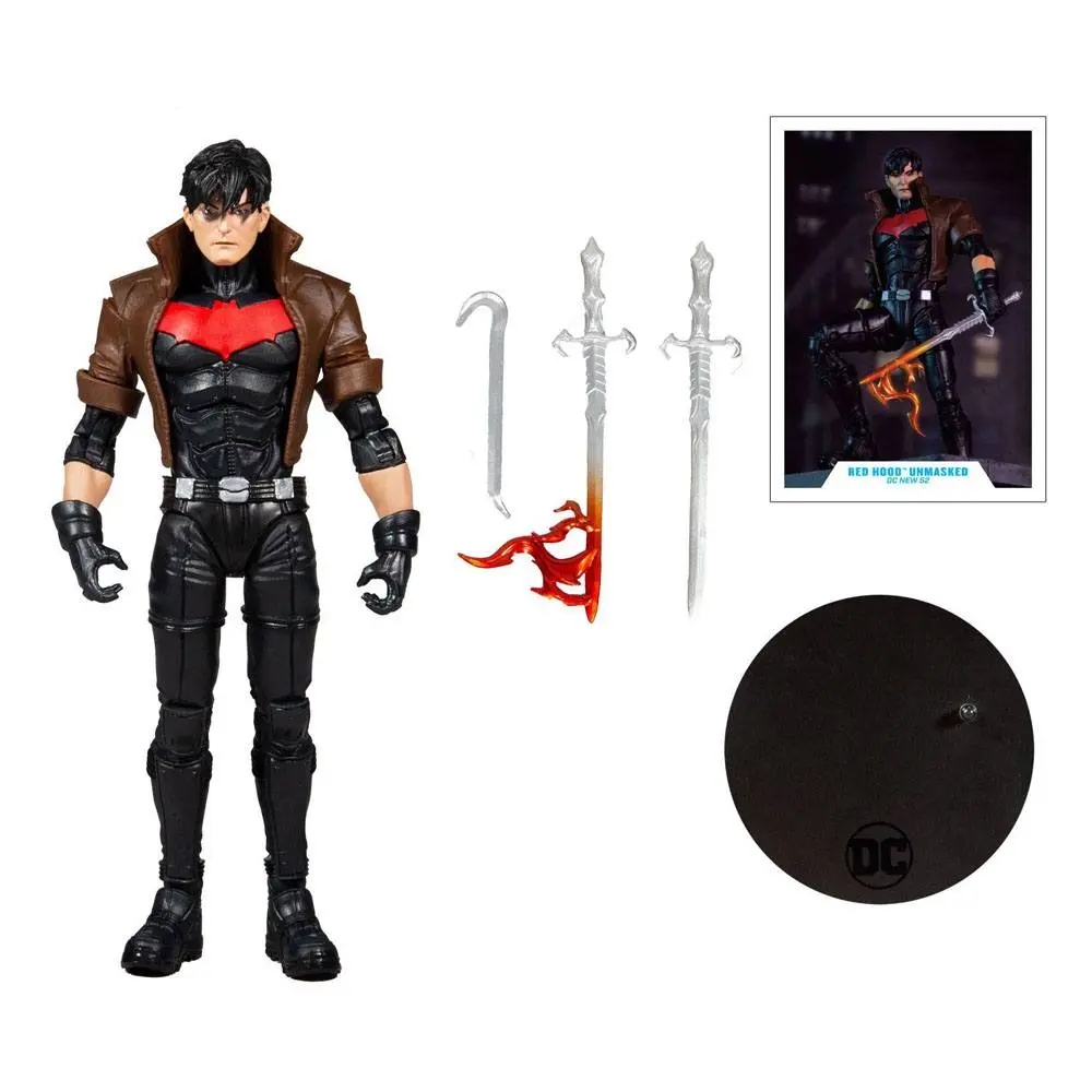 The New 52 DC Multiverse Action Figure Red Hood Unmasked (Gold Label) 18 cm product photo