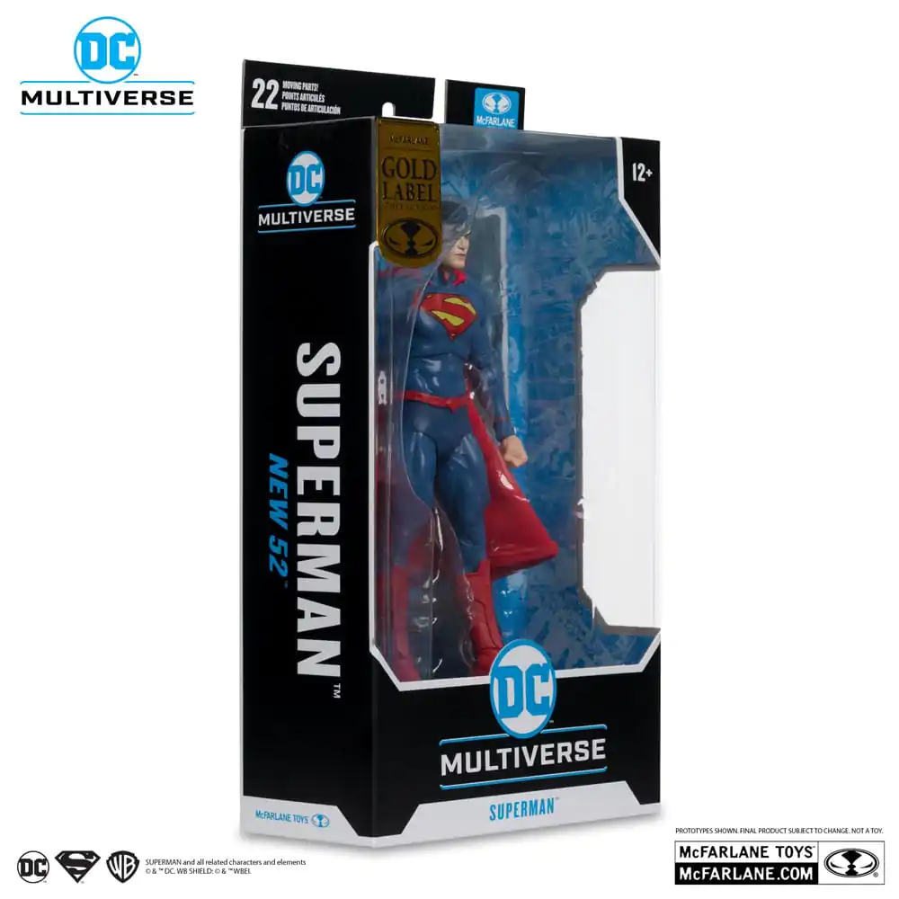 The New 52 DC Multiverse Action Figure Superman (Gold Label) 18 cm product photo