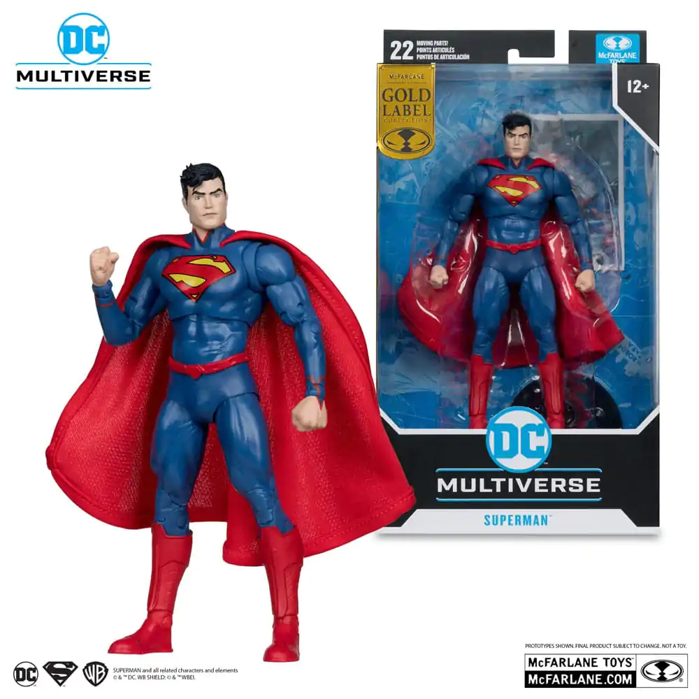 The New 52 DC Multiverse Action Figure Superman (Gold Label) 18 cm product photo