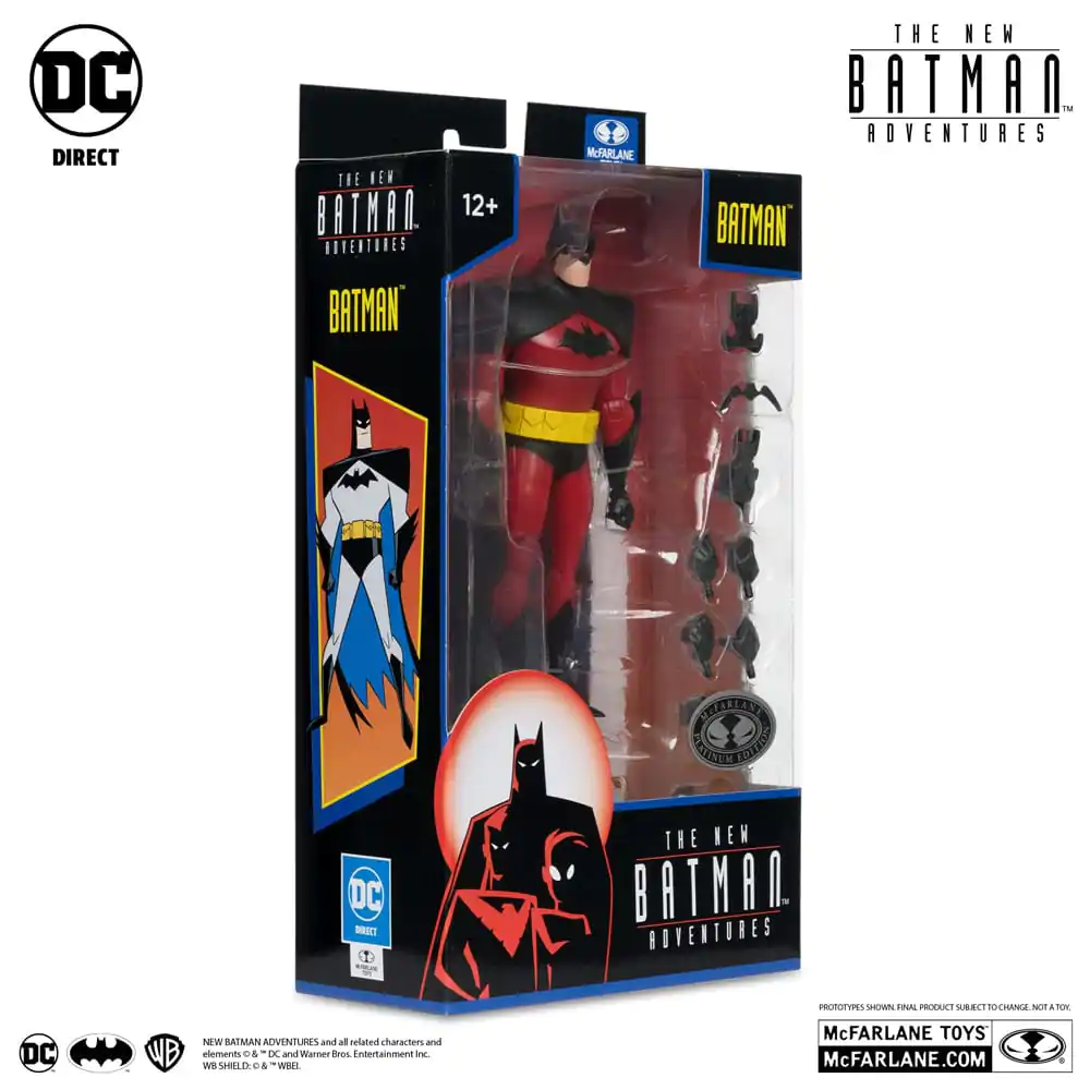 The New Batman Adventure DC Multiverse Action Figure Batman (Silver) Platinum Edition 18 cm product photo