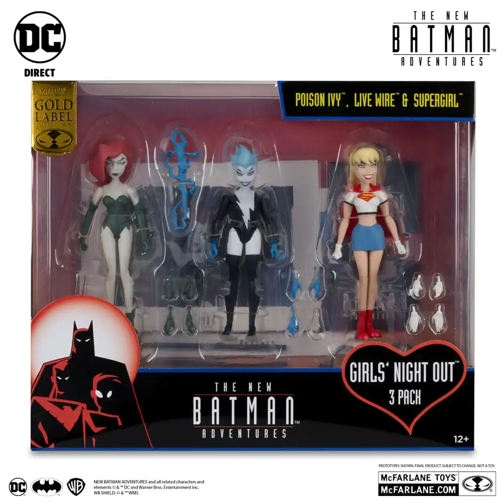 The New Batman Adventures DC Direct Action Figure 3-Pack Girls´ Night Out (Gold Label) 15 cm product photo