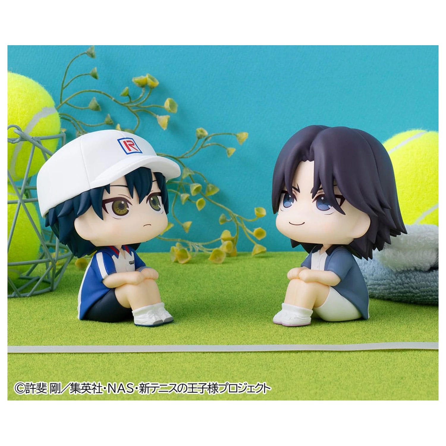 The New Prince of Tennis Look Up PVC Statues Ryoma Echizen & Keigo Atobe Set (with gift) 11 cm      product photo