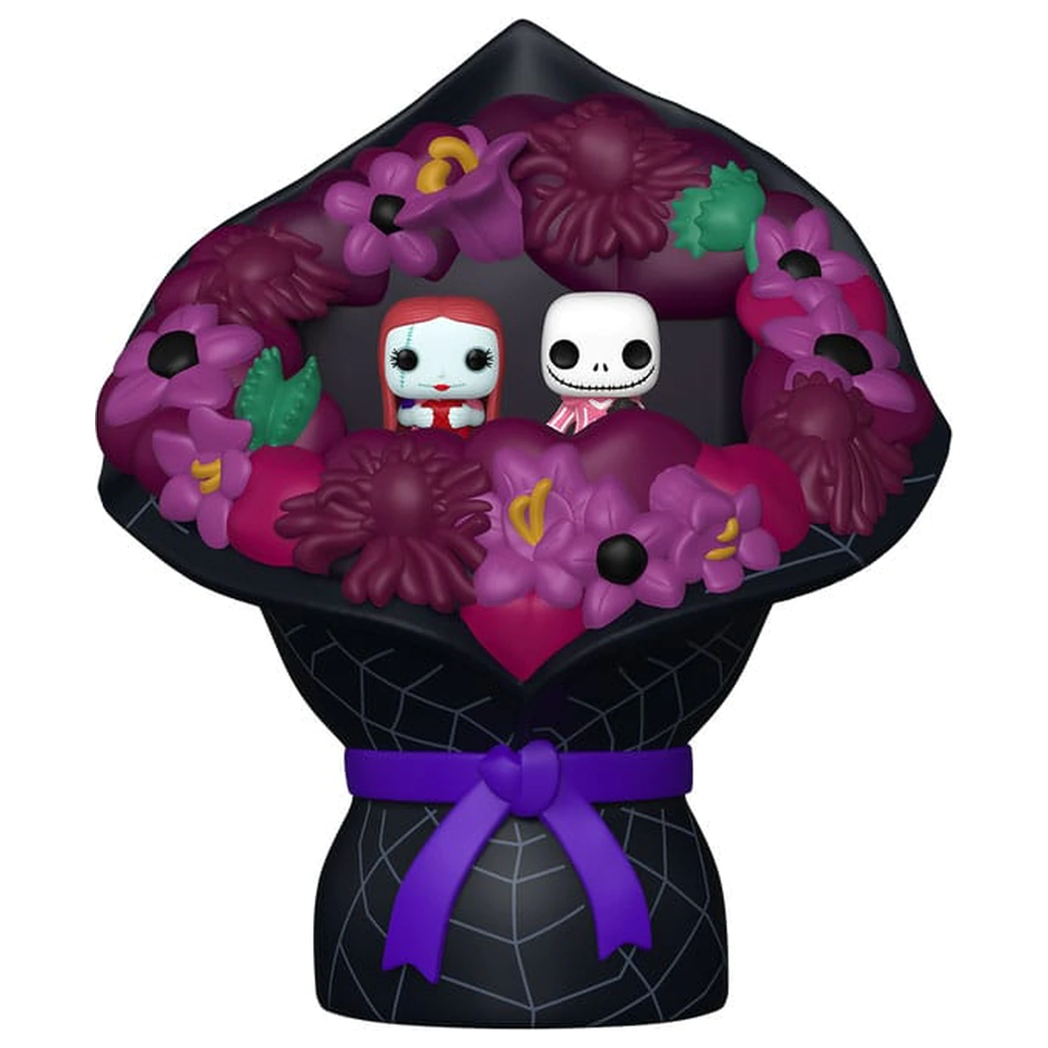 The Nightmare Before Christmas Bitty Funko POP! Bouquet Vinyl Figure 2-Pack Sally & Jack Skellington (Valentine) product photo