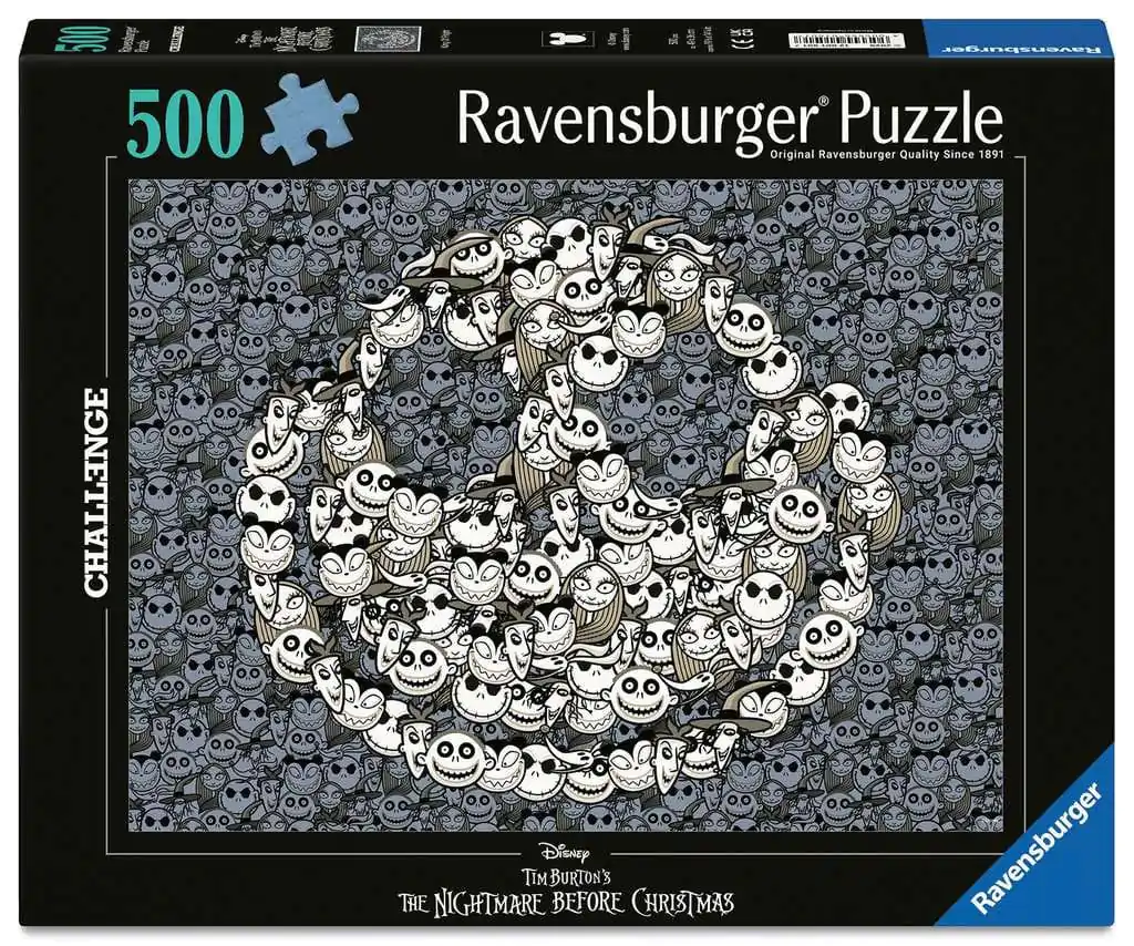 The Nightmare Before Christmas Challenge Jigsaw Puzzle King of Fright (500 pieces) product photo
