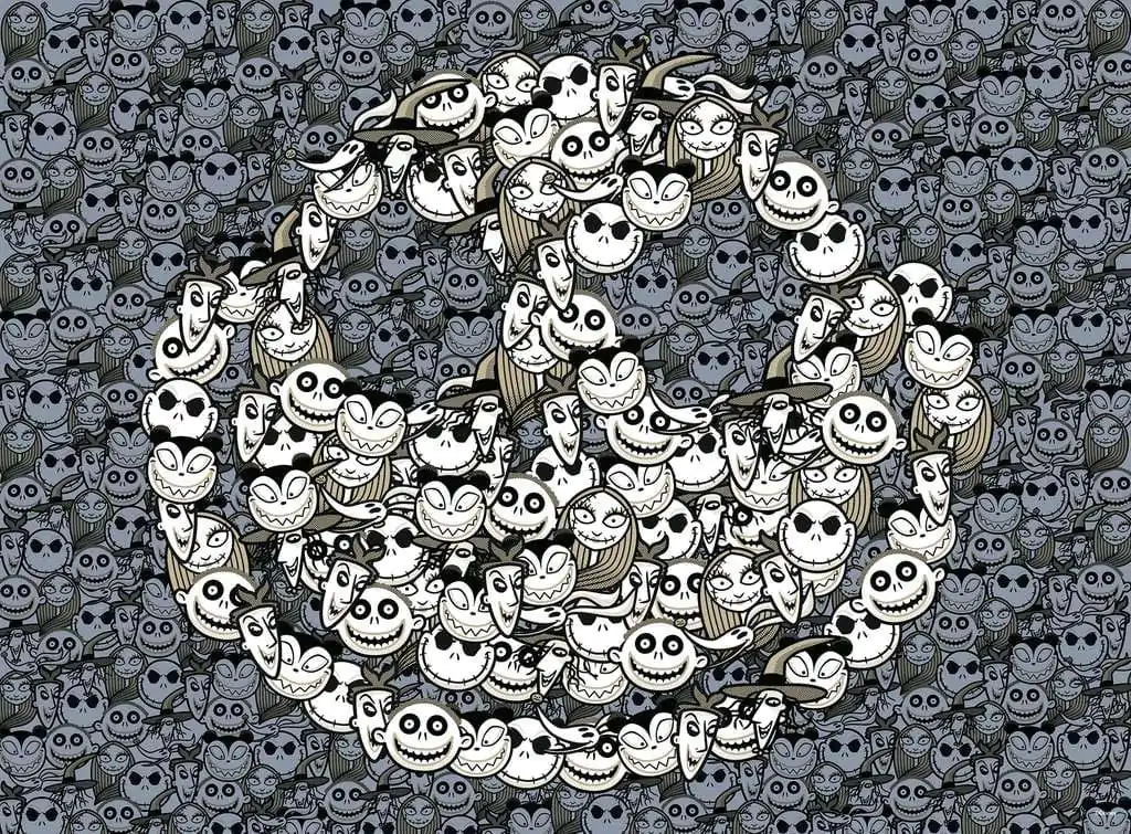 The Nightmare Before Christmas Challenge Jigsaw Puzzle King of Fright (500 pieces) product photo