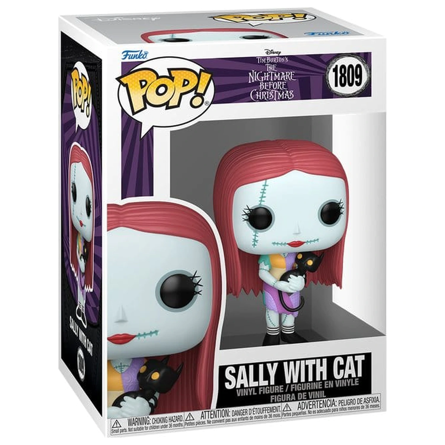 The Nightmare Before Christmas Funko POP! Vinyl Figure Sally with Cat 9 cm product photo