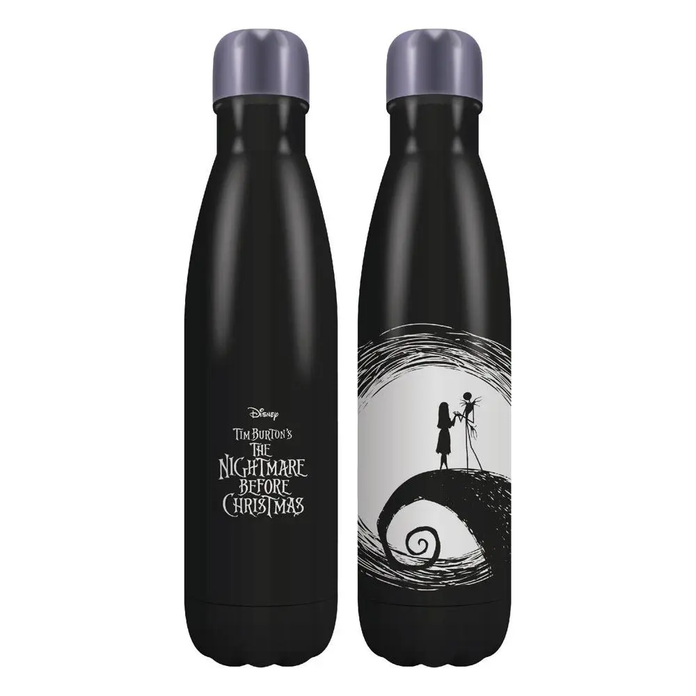 The Nightmare Before Christmas Water Bottle In front of the moon product photo