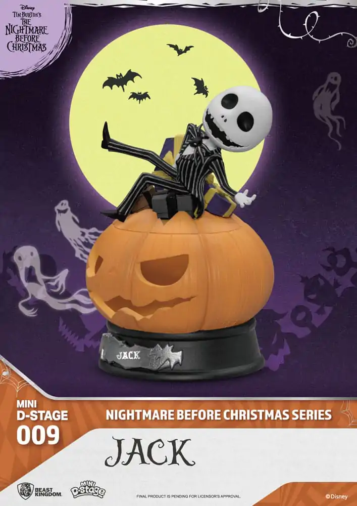 The Nightmare Before Christmas Mini Diorama Stage PVC Figure Jack 10 cm product photo