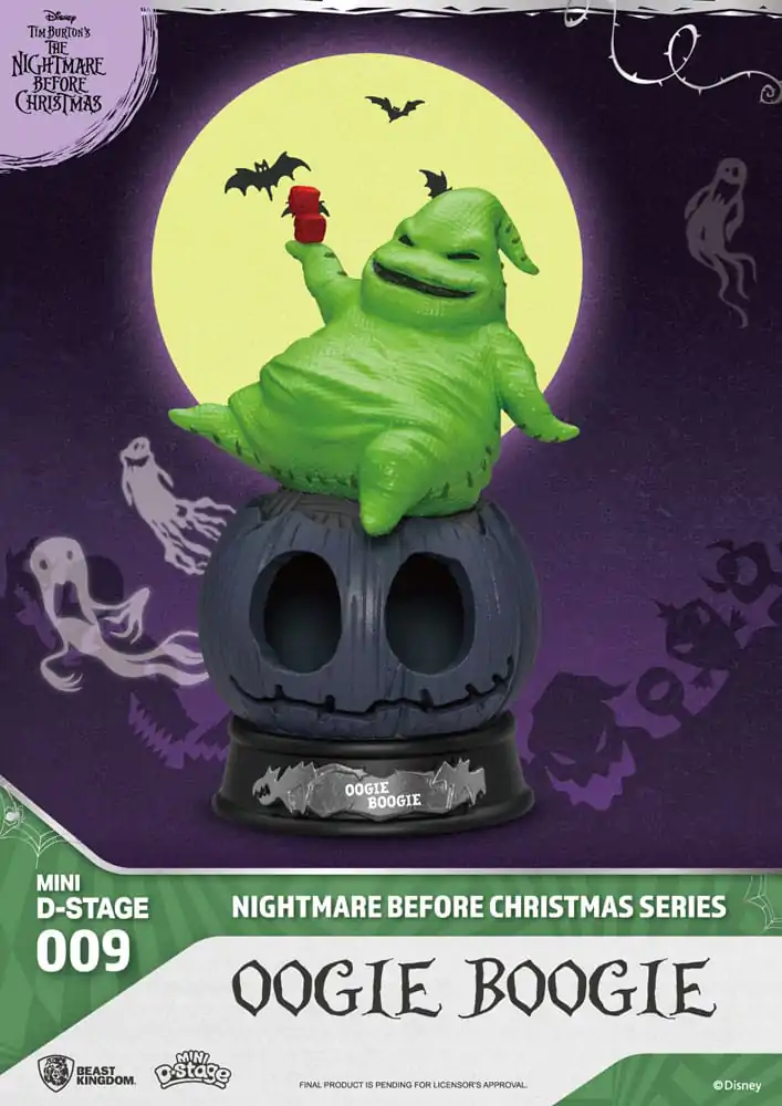 The Nightmare Before Christmas Mini Diorama Stage PVC Figure Oogie Boogie 10 cm product photo