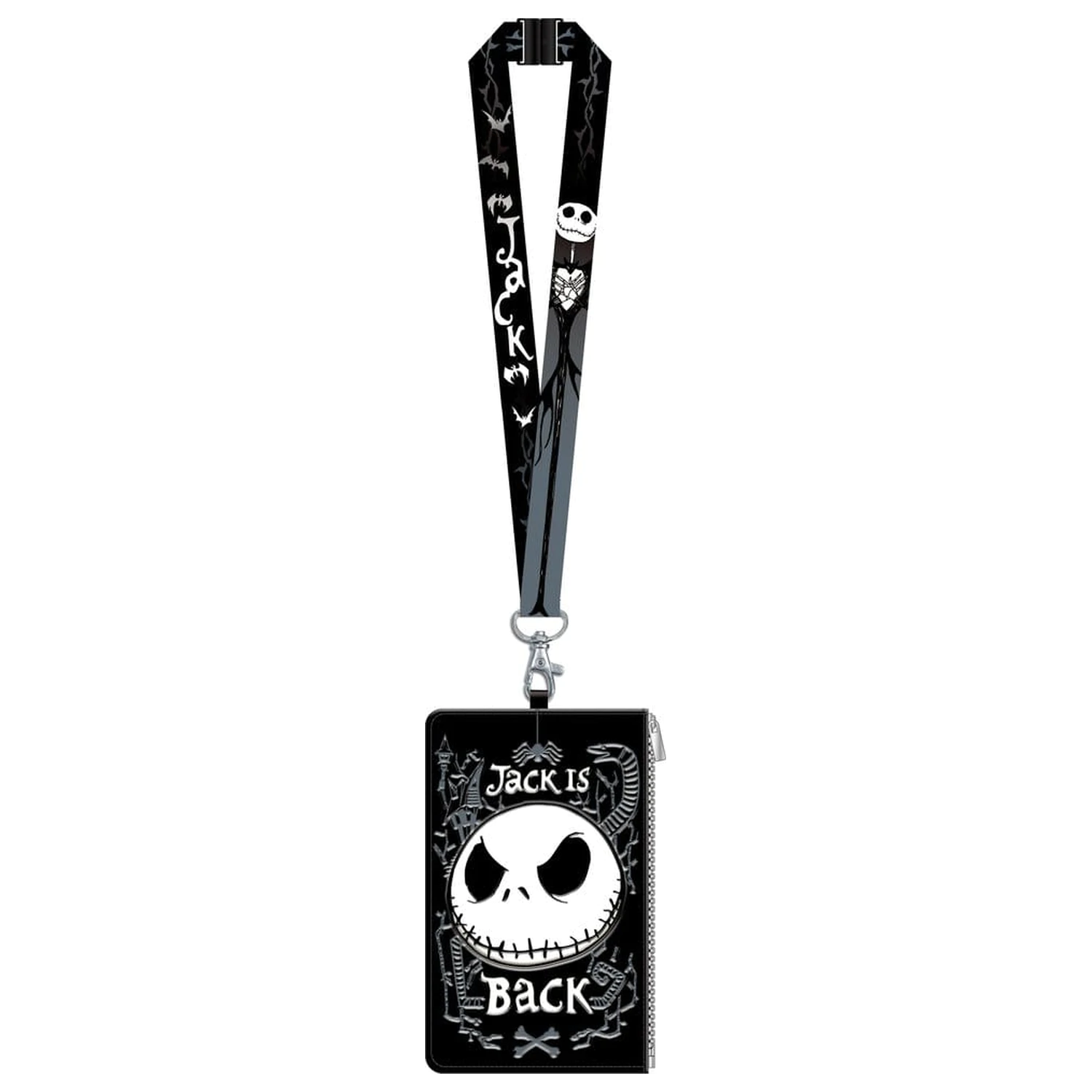 The Nightmare Before Christmas Lanyard with Pouch Passport Holder product photo